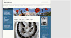 Desktop Screenshot of anodyne-arts.de